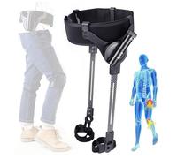 SAYEYBU Ayudas Movilidad, Exoesqueleto para Piernas, Entrenamiento De RehabilitacióN, Equipo para Senderismo Y Subir Escaleras Asistencia con 3 Niveles De Fuerza Ajustable,Right,S