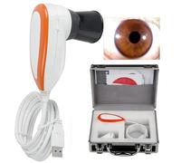 SAYEYBU CáMara Analizadora Iris, CáMara IridologíA con Analizador Iris USB 5.0 MP, Analizador con LáMpara Izquierda/Derecha, Software Pro Iris, para Salones Belleza, Salud e IridologíA