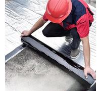 SAYEYBU Cinta Impermeabilizante Asfalto, Membrana Sellado Impermeable, Fugas Juntas, Anti-UV para ReparacióN Canalones, Techos, Embarcaciones, Revestimientos Piscinas,100 x 500cm