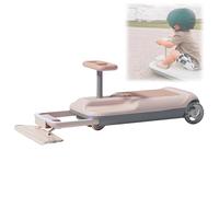 SAYEYBU Coche Montable con FuncióN Limpieza, Go Kart 3 en 1, Go Kart con Doble Motor y Velocidad Variable con Ruedas y Compartimento Almacenamiento, para Uso Interiores y Exteriores,Rosado