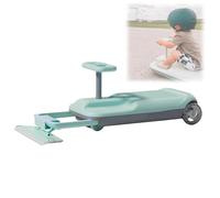 SAYEYBU Coche Montable con FuncióN Limpieza, Go Kart 3 en 1, Go Kart con Doble Motor y Velocidad Variable con Ruedas y Compartimento Almacenamiento, para Uso Interiores y Exteriores,Verde