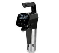 SAYEYBU Cocina Al VacíO EléCtrica 1800W, Cocedor Al VacíO con Pantalla Digital Led, Control Temperatura y Tiempo, Circulador TéRmico InmersióN PrecisióN Acero Inoxidable para Filetes,Negro