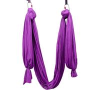 SAYEYBU Columpio, Hamaca de Yoga AéRea EláStica, Accesorio Ligero para Entrenamiento de Yoga AéReo, para Mejorar Las Inversiones de Yoga, la Flexibilidad y la Fuerza Central,C,4 * 2.8M