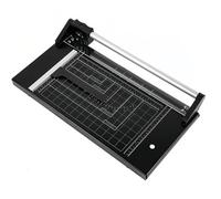 SAYEYBU Cortadora De Rodillo De 91 Cm, Cizalla Rotativa Papel De PrecisióN, Cizalla Manual De Alta Resistencia, para Papel FotográFico, CartóN Blando PláStico Fino, Corte,Negro,120CM