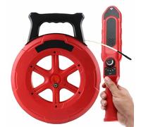 SAYEYBU Detector Bloqueo Tuberías, Escáner Tuberías Agua en Pared con Cable Señal 20/30/40m & Sensibilidad Ajustable, Herramienta Obstrucción para Tuberías Agua Metal & PVC,30m