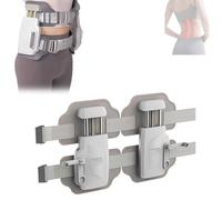 SAYEYBU Dispositivo de TraccióN Lumbar Manual, Camilla PortáTil para DescompresióN Espinal, CinturóN PortáTil para DescompresióN Lumbar, para Alivio del Dolor Lumbar y Soporte Espinal