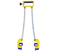 SAYEYBU Elevador De Tambor De Cadena Mejorado, GrúA De Montacargas para Tambores De 55 Galones, Cadenas De ElevacióN De Tambores De Metal Y PláStico, 2 Ganchos Y Cadenas,02