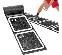 SAYEYBU Escalera De Agilidad De Goma, con Superficie De Goma Antideslizante, Equipo De Entrenamiento De Agilidad, para Entrenamiento FíSico De FúTbol Y Gimnasio,Negro