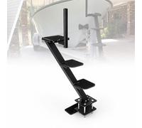 SAYEYBU Escaleras Remolque EmbarcacióN Asidero, PeldañOs Resistentes Acero LengüEta Remolque, Escalera Embarque Antideslizante 2/3 PeldañOs, para Botes Deep V, Botes Pesca, Remolques Marinos,3 Step