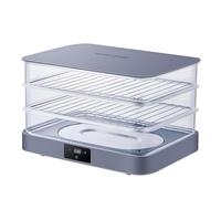 SAYEYBU Fermentadora EléCtrica, Caja FermentacióN Pan Casera 40L con Control Temperatura, Tiempo y Humedad Ajustables, para Una FermentacióN Uniforme, para Elaborar Pan, Yogur y Natto,Gris