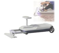 SAYEYBU Go Kart Limpieza NiñOs, Go Kart con FuncióN Limpieza Suelos, Coche EléCtrico PortáTil con Movimiento Oscilante, Carrito Limpieza con Ruedas Luminosas, para NiñOs 3 AñOs Adelante,Gris