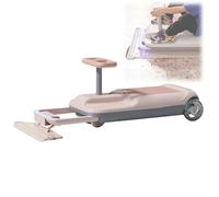 SAYEYBU Go Kart Limpieza NiñOs, Go Kart con FuncióN Limpieza Suelos, Coche EléCtrico PortáTil con Movimiento Oscilante, Carrito Limpieza con Ruedas Luminosas, para NiñOs 3 AñOs Adelante,Rosado