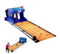 SAYEYBU Juego Bolos ElectróNico para El Hogar, Consola Deportiva Interior con Marcador Led, Reinicio AutomáTico y Efectos Sonido SimulacióN, para Entretenimiento Entre Padres e Hijos,2m