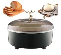 SAYEYBU MáQuina Fermentar Pan, Fermentador AutomáTico Temperatura Constante 5 L, MáQuina Fermentar Masa con Revestimiento Acero Inoxidable, CáMara FermentacióN Masam para Pan, Yogur y Natto,Verde
