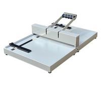 SAYEYBU MáQuina Hendido Manual, MáQuina Hendido Papel 350 Mm, MáQuina Plegadora Papel A3+, MáQuina Hendido Papel Metal Resistente Escritorio para Marcar y Plegar Papel, Cartulina y Libros,Plata