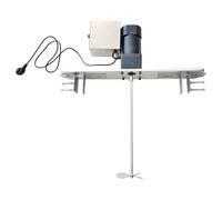 SAYEYBU Miscelatore A Tamburo per Impieghi Gravosi, Velocità Regolabile 0-300 Giri/Min, Miscelatore Elettrico per Vernici E Stucco In Polvere, Biella Da 40 Cm,A