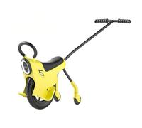 SAYEYBU Monociclo De Empuje Manual De 30 Cm para NiñOs, Monociclos Ligeros, con Luz, Pasamanos Y Ruedas Auxiliares, Monociclo para Padres E Hijos, Monociclos para NiñOs,02