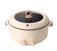 SAYEYBU Olla Caliente Estilo Chino, Olla Caliente Multifuncional Integrada 5/6 litros para Hogar, Olla Arrocera Integrada para Comidas Familiares y Reuniones 2 a 6 Personas,5L