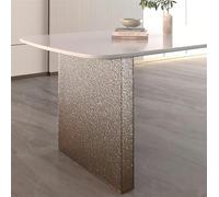 SAYEYBU Patas Mesa AcríLicas, Patas Escritorio Flotantes AcríLicas, Base Mesa Transparente para Muebles DIY, Realza DecoracióN Mesa Comedor, Oficina o Dormitorio,Marrón,30 * 8 * 70cm