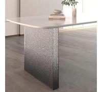 SAYEYBU Patas Mesa AcríLicas, Patas Escritorio Flotantes AcríLicas, Base Mesa Transparente para Muebles DIY, Realza DecoracióN Mesa Comedor, Oficina o Dormitorio,Negro,70 * 8 * 70cm