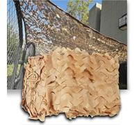 SAYEYBU Persianas De Red De Camuflaje, Rollo De Red De Camuflaje Al por Mayor para Caza, DecoracióN Militar Y Parasol,Amarillo,6x14m