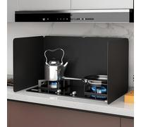 SAYEYBU Protector Estufa contra Salpicaduras, Protectores Premium contra Salpicaduras Aceite para FreíR EnCocina, Resistentes Al Calor, Paneles Ajustables para MáXima ProteccióN,01,4 sides80x40x30CM