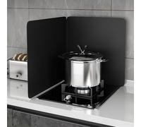 SAYEYBU Protector Estufa contra Salpicaduras, Protectores Premium contra Salpicaduras Aceite para FreíR EnCocina, Resistentes Al Calor, Paneles Ajustables para MáXima ProteccióN,01,2 sides35x40CM