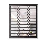 SAYEYBU Rejas De Seguridad RetráCtiles para Ventanas, con Cerradura Antirrobo Barra para Ventanas De Alta Resistencia AutoinstalacióN Reja De Seguridad para Ventanas,A,43.3x47.2in