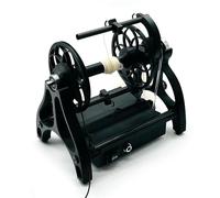 SAYEYBU Rueca EléCtrica, MáQuina Bobinadora Hilo Lana con Velocidad Ajustable, Rueca Hilar Velocidad MáXima 800 RPM, DiseñO Modular, FáCil Desmontar, Capacidad 4 Onzas, para Tejer Hilo,Negro