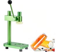 SAYEYBU Selladora De Latas Manual, Taponadora Compacta, DiseñO Ligero Y Sencillo, para Un Envasado Eficiente En CafeteríAs, Bares Y Tiendas De Bebidas,Verde