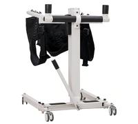 SAYEYBU Silla De Traslado con Elevador para Silla De Ruedas, Silla De Transporte para Personas con Discapacidad, Ayuda para ElevacióN De Pacientes, Elevador Inodoro PortáTil,Negro