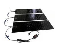 SAYEYBU Tapetes Deshielantes para Escaleras, Tapetes Calefactores Exteriores para Pasillos, Tapetes Deshielantes para Techos, para Escaleras, PeldañOs Y Pasillos En Invierno,Leaf,25.4x120cmx3Pcs