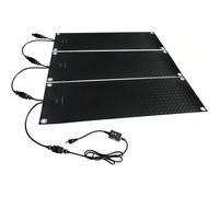 SAYEYBU Tapetes Deshielantes para Escaleras, Tapetes Calefactores Exteriores para Pasillos, Tapetes Deshielantes para Techos, para Escaleras, PeldañOs Y Pasillos En Invierno,Leaf w,25.4x120cmx3Pcs