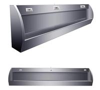 SAYEYBU Urinario Masculino Montaje Pared, Urinario Acero Inoxidable 304, Canal Urinario Comercial Alta on Descarga, Urinario Inteligente Sensor para Escuelas Lugares PúBlicos,200*30*60cm