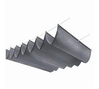 SAYEYBU Vela Sombra RetráCtil Tipo Ola, Toldo y PéRgola Ajustable para Patio, Lona Impermeable, Resistente a Desgarros y con ProteccióN UV, para JardíN, BalcóN y Playa,Dark Gray,1.2 * 2M (WxL)