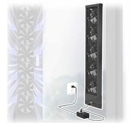 SAYEYBU Ventilador Ventana Vertical 40-150cm, Ventilador Extracción Ventana con Regulación Velocidad Sin Escalones, Ventilador Ventana Impermeable para Salones, Dormitorios, Áticos, Garajes,40~45cm