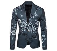 Sayla 2019 Ropa Hombres Invierno Abrigo Chaquetas Casual Blazer Traje De Slim Fit Manga Larga Tall Grande Solapa con Un BotóN Esmoquin Chaqueta Adecuado Boda Fiesta Negocio