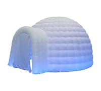 SAYOK Cúpula inflable de Igloo con luz LED | Tent Igloo portátil para fiestas, bodas, eventos, camping, exteriores