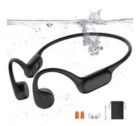 sayrelances Auriculares de natación, auriculares con sonido óseo, Bluetooth 5.4, IPX8, resistentes al agua, inalámbricos MP3, auriculares subacuáticos con memoria 32G, auriculares abiertos para nadar