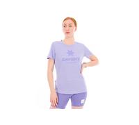 Saysky camiseta manga corta Logo Combat Logo vêtement running femme L Violet