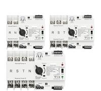 SAYTAK Interruptor de Transferencia Automática Control Remoto Inteligente WiFi 2/3/4P 125A CA 230V ATS Interruptor selector eléctrico de Transferencia automática de Doble Potencia ininterrumpido(2P)