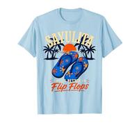 Sayulita México - La Vida es Mejor en un Viaje a la Playa con Chanclas Camiseta