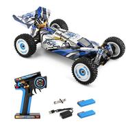 SAYZON Coche Teledirigido WLtoys 124017 Coche RC para Adultos,Vehículo Todoterreno de Alta 75km/h 1:12, 4WD 2.4GHZ sin Escobillas Coche Radiocontrol con 2 Baterías