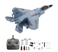 SAYZON F22S Avión RC 4CH F22 Raptor Modelo 3D6G RTF RC Jet para Exteriores, Planeador RC LED de 2,4 GHz con Batería de Repuesto, Tren de Aterrizaje y Cargador