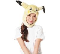 SAZAC Kigurumi Hat -Pokemon - Mimikyu - Gorro de disfraz acogedor - Tamaño adulto amarillo, Amarillo, talla unica-M