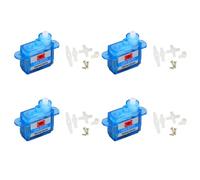 SazkJere 4 unidades mini súper ligeras de 3,7 g GH-S37D Digital Servo 3,6 V-4,8 V para control de dirección de vuelo RC avión coche barco