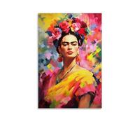 SAZOFJ Frida Kahlo - Póster estético para dormitorio, lienzo para pared, sala de estar, decoración familiar moderna, artista, baño, paisaje, sin marco, 30 x 45 cm