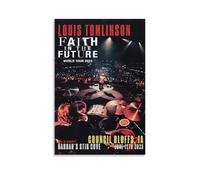 SAZOFJ Louis Tomlinson Faith in the FuturePóster para dormitorio, lienzo estético, arte de pared, sala de estar, pintura impresa, decoración familiar moderna, artista, baño, paisaje, estilo sin marco