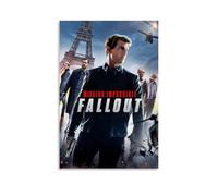 SAZOFJ Mission Impossible - Póster de Fallout para dormitorio, lienzo estético, arte de pared, sala de estar, pintura impresa, decoración familiar moderna, artista, baño, paisaje, estilo sin marco, 60