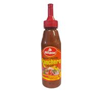 SAZON LIQUIDO RANCHERO PICANTE - BALDOM - CONDIMENTO PARA COCINAR PICANTE A BASE DE TOMATE - 400 ML